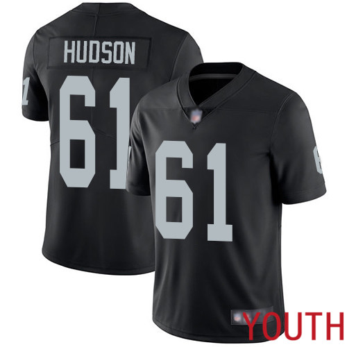 Oakland Raiders Limited Black Youth Rodney Hudson Home Jersey NFL Football 61 Vapor Untouchable Jersey